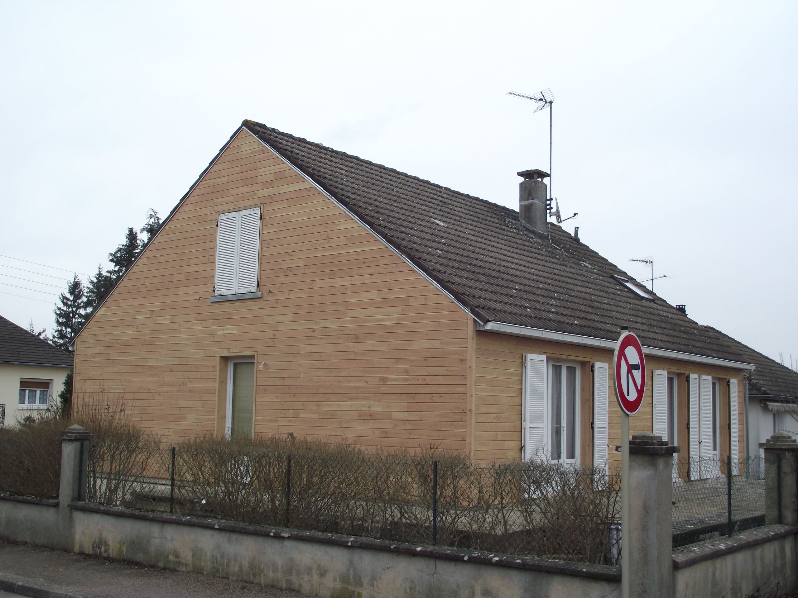 Isolation extérieure maison - Charpentier maisons ossature bois Bourgogne Franche Comté