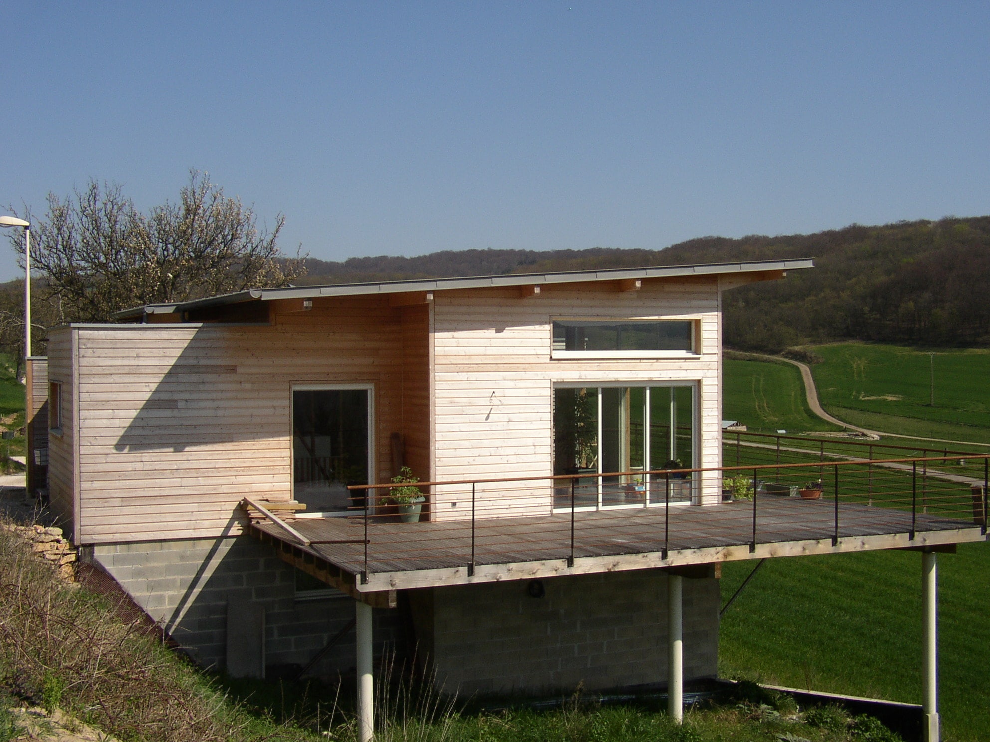 Terrasses et pergolas - Charpentier maisons ossature bois Bourgogne Franche Comté